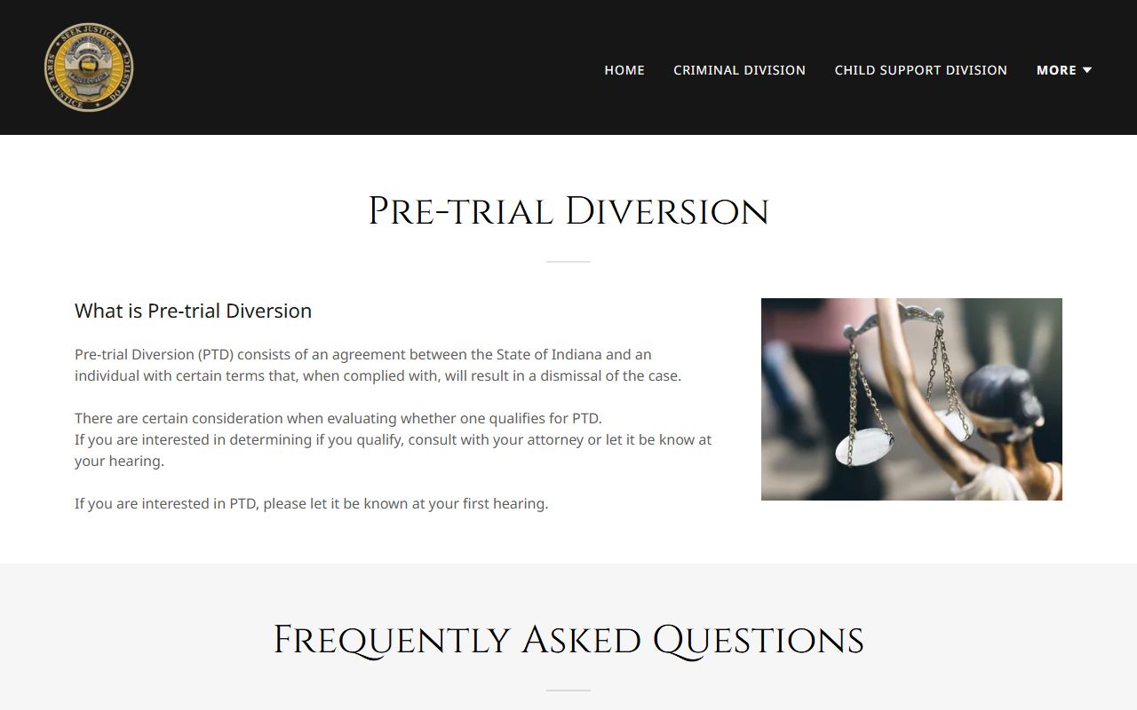 Howard County criminal court records pre-trial diversion source