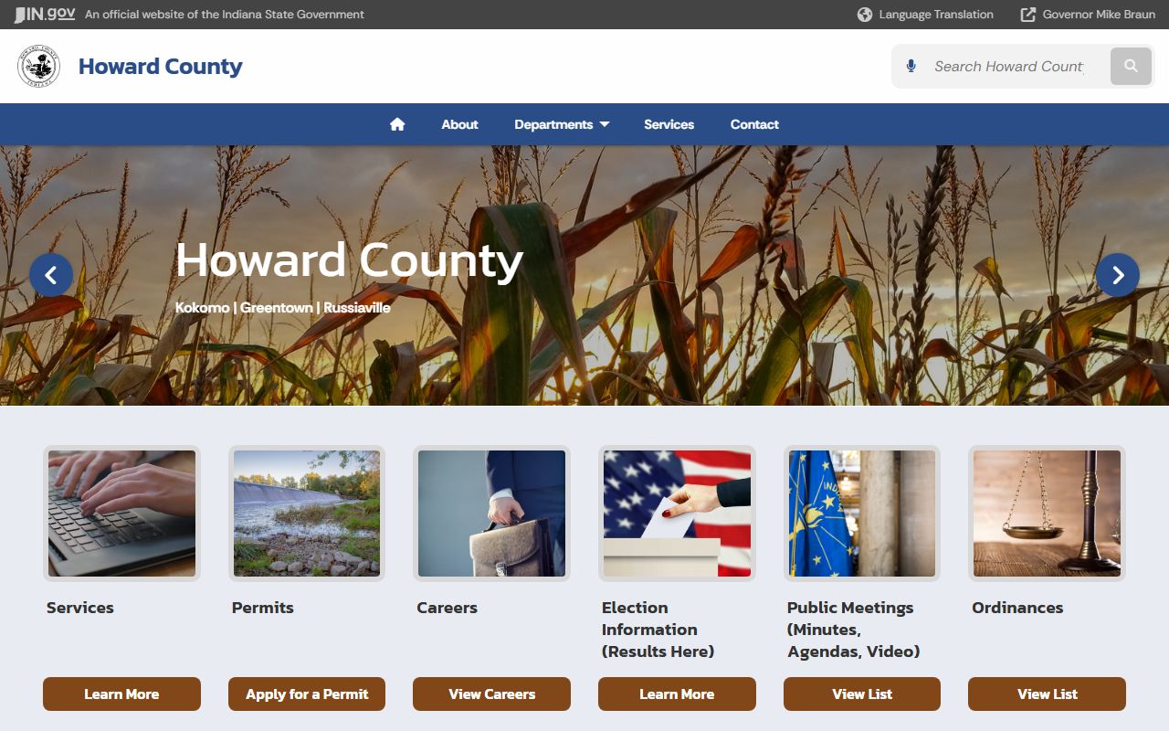 Howard County court records official county government page