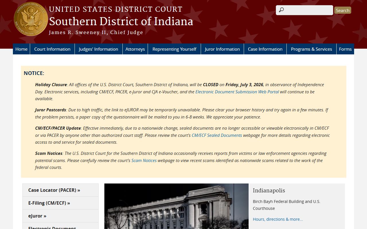 Howard County probate records federal district court context